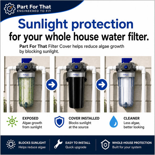 Culligan WH-HD200-C clear sump protected from sunlight